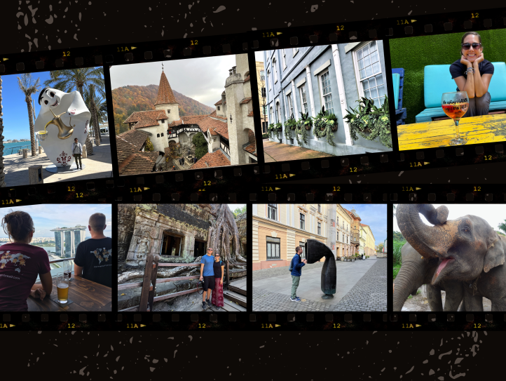 collection of travel photos